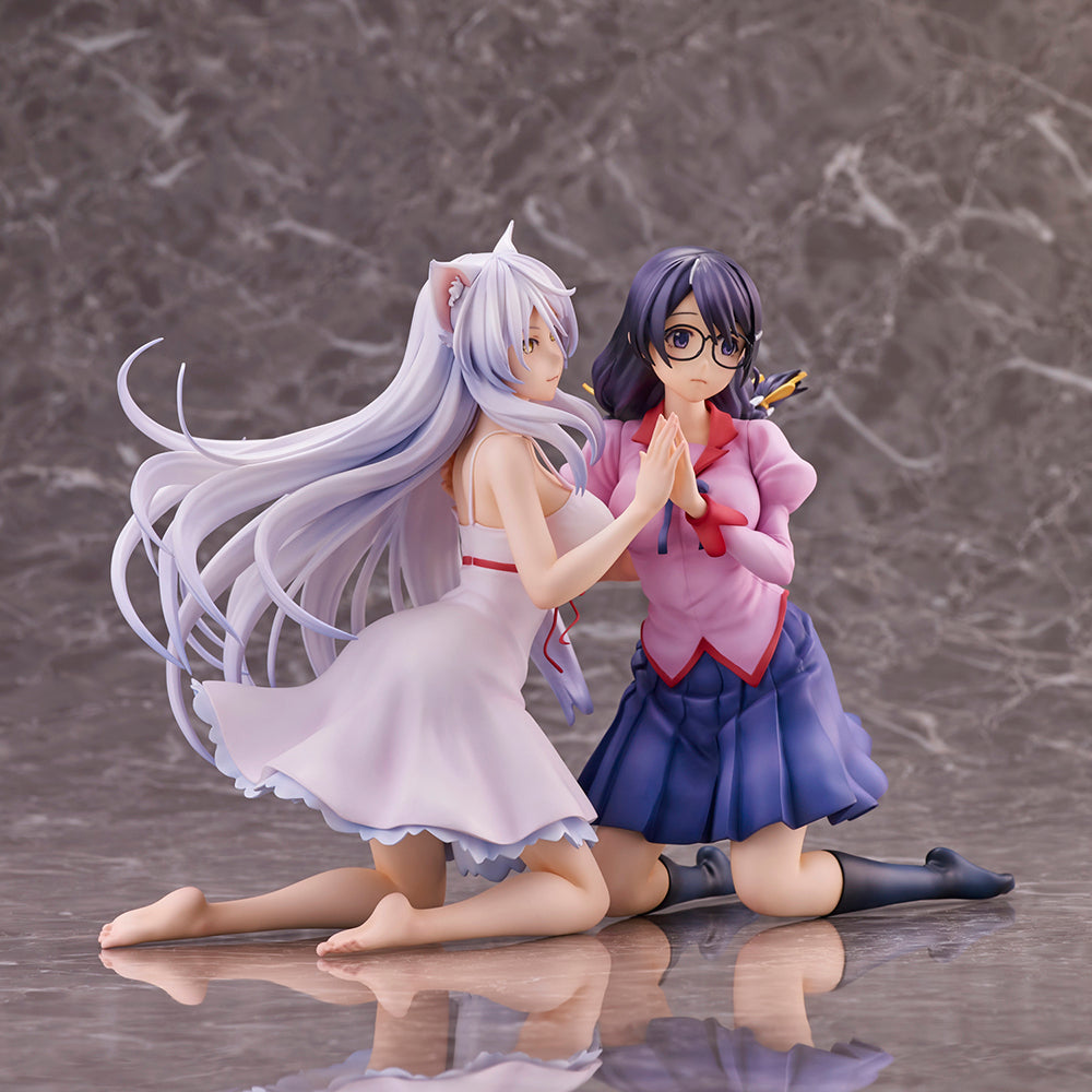 Nekomonogatari - Tsubasa Hanekawa 2pk Set Scale Figure