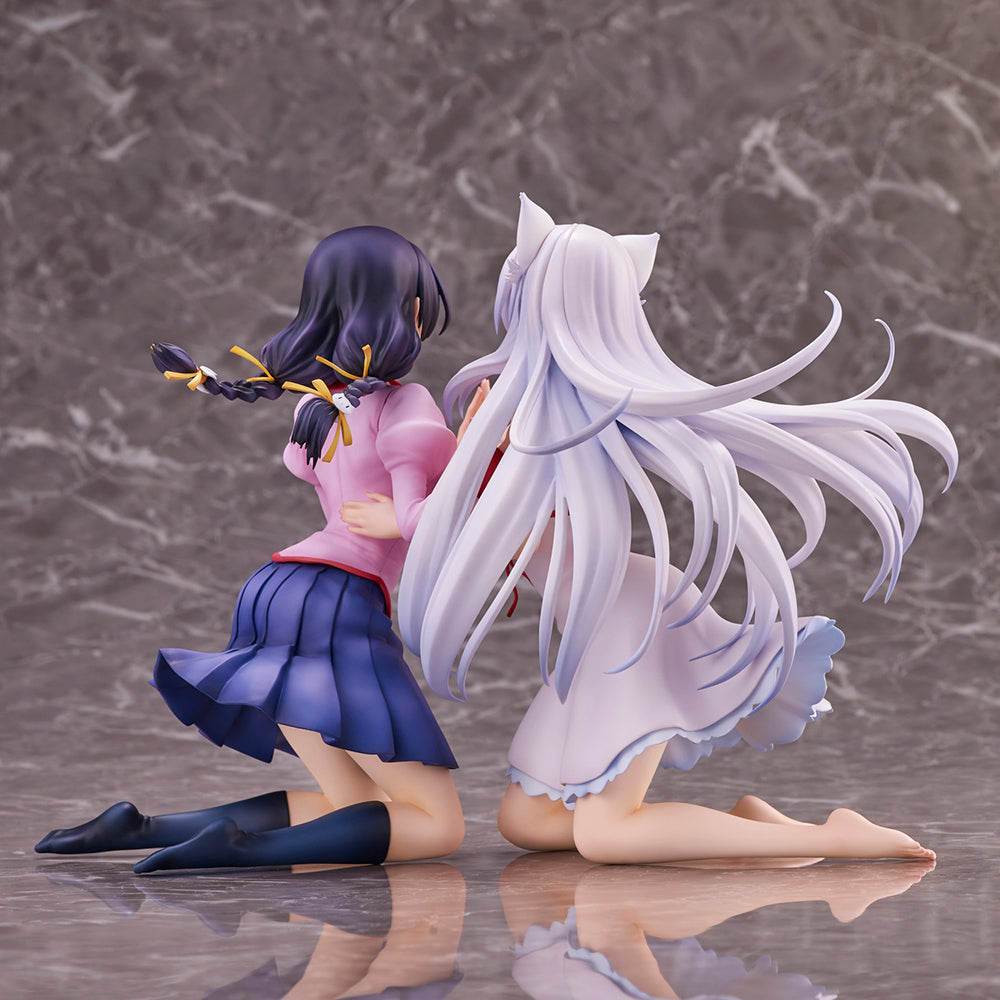 Nekomonogatari - Tsubasa Hanekawa 2pk Set Scale Figure
