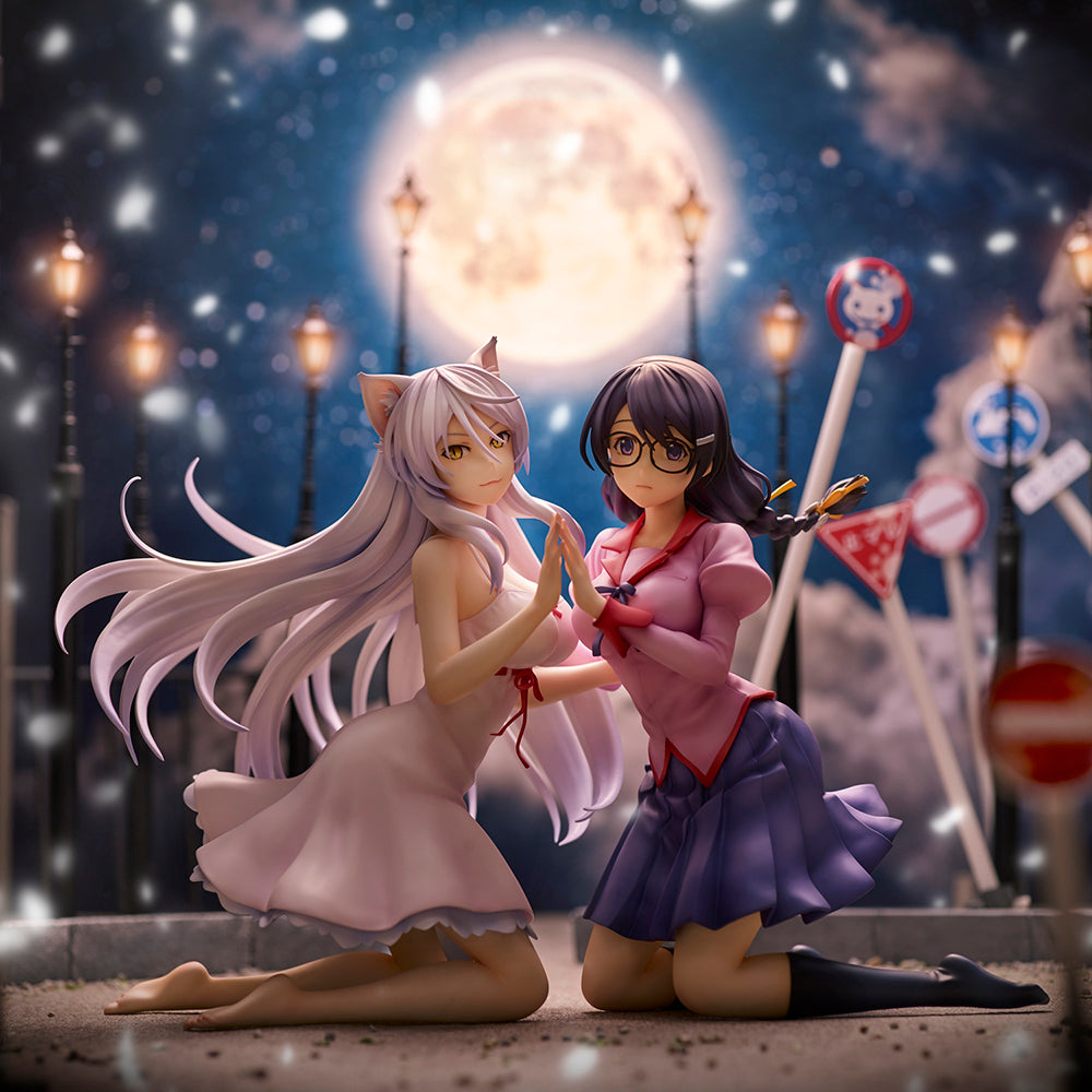 Nekomonogatari - Tsubasa Hanekawa 2pk Set Scale Figure