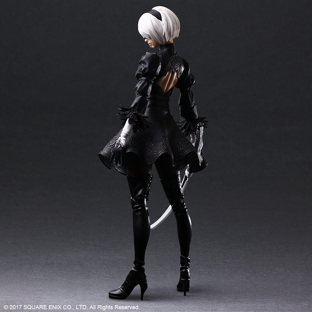 NieR:Automata - PLAY ARTS KAI Action Figure 2B (YorRHa No. 2 Type B) Deluxe Ver.