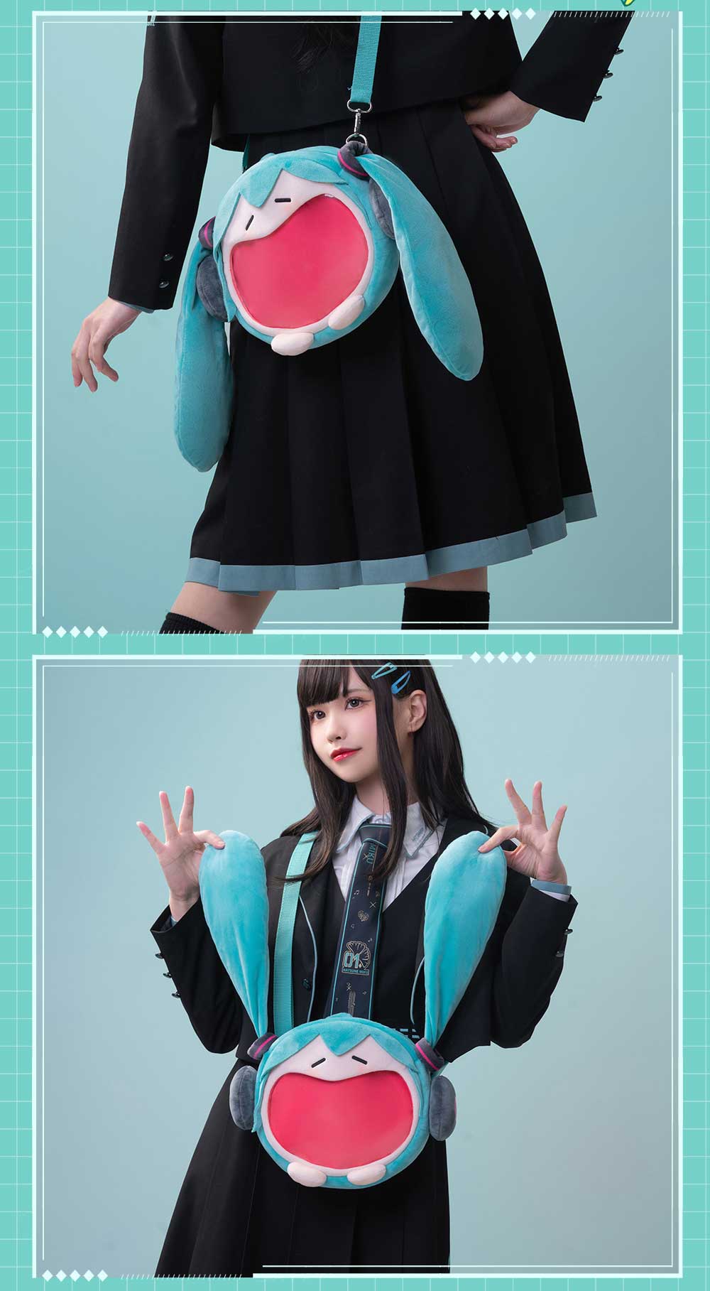 Hatsune Miku - Small Plush Ita Bag (SMALL SIZE ITA BAG)