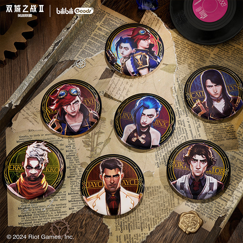 League of Legend - Arcane - Reflective Pins - Blind Box – Otaku Owlet