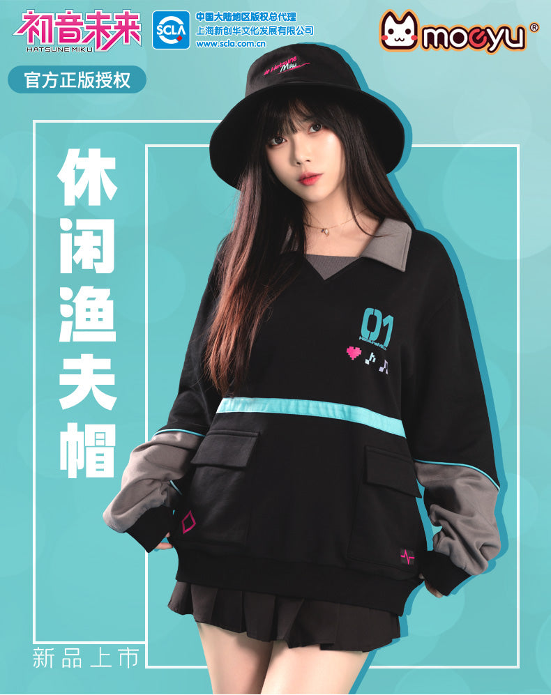 (Pre-Order) Hatsune Miku - Moeyu x Hatsune Miku - Otaku Owlet - Miku Bucket Hat (Rerun)