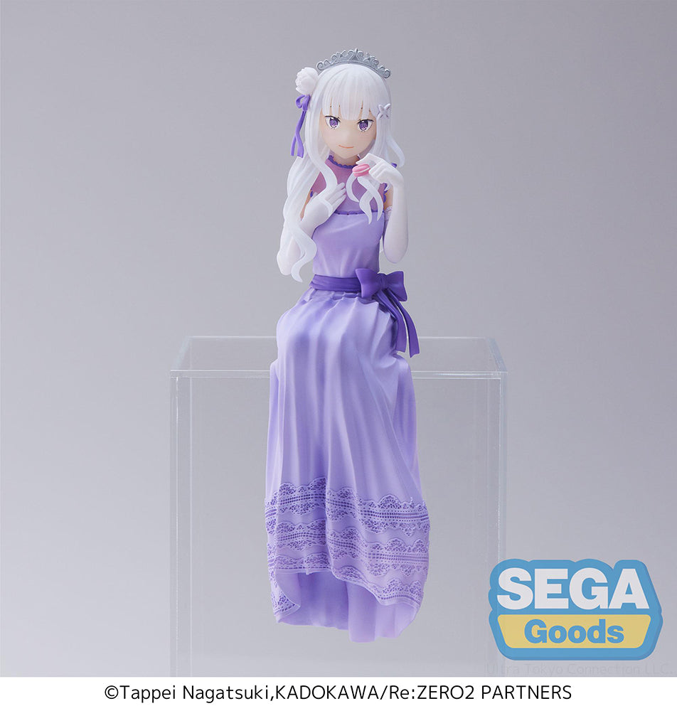 Re:ZERO -Starting Life in Another World-: Lost in Memories PM Perching Prize Figure "Emilia -Dressed-Up Party-"