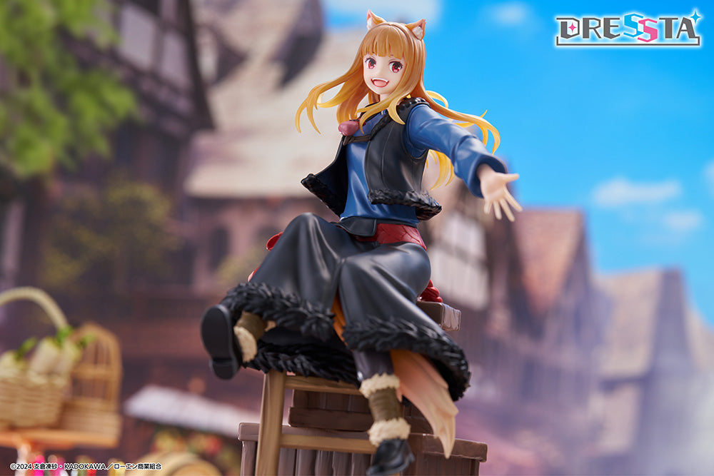 (Pre-Order) Spice and Wolf: MERCHANT MEETS THE WISE WOLF DRESSTA - Statue Figure - Holo