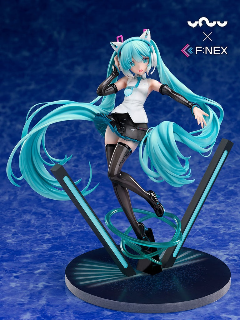 Hatsune Miku - F:Nex - 1/7 Scale Figure - Nekomimi Headphone Ver.