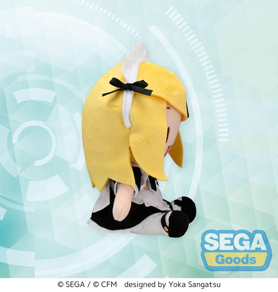 (Pre-Order) Hatsune Miku: Project DIVA Arcade Future Tone" Mini Plush "Kagamine Rin" Maid Ver. (EX) fuwa petit