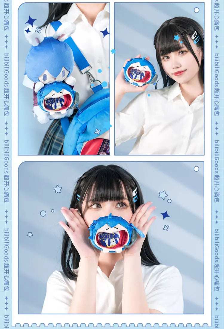 Hatsune Miku - Kaito - Mini Plush Ita Bag (MINI SIZE ITA BAG)