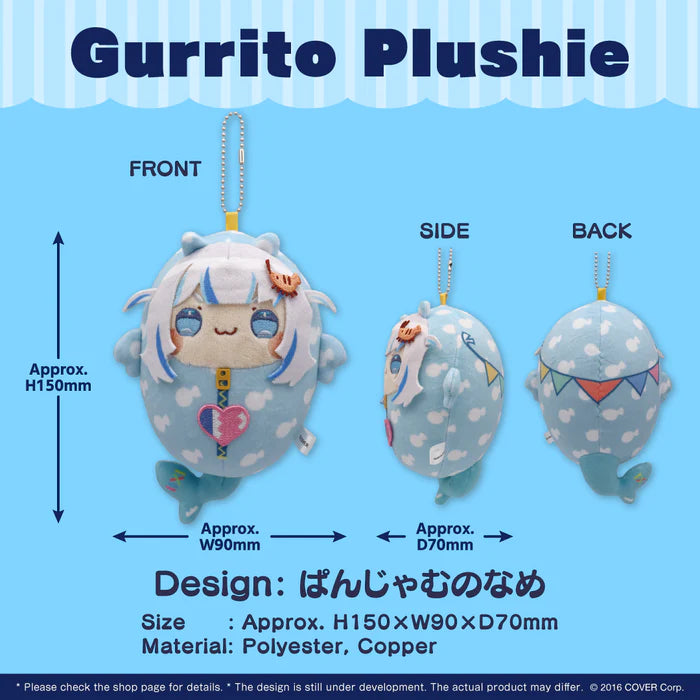 Hololive - Gawr Gura 3rd Anniversary Celebration Plush