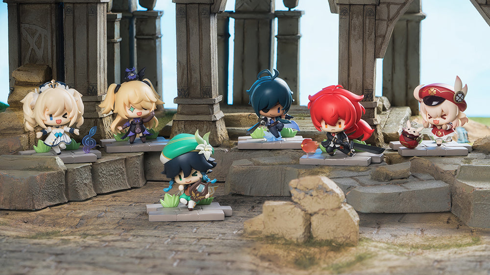 Genshin Impact - Battle Scene Collection Figure Mondstadt Edition - Small Figure (Set of 6)