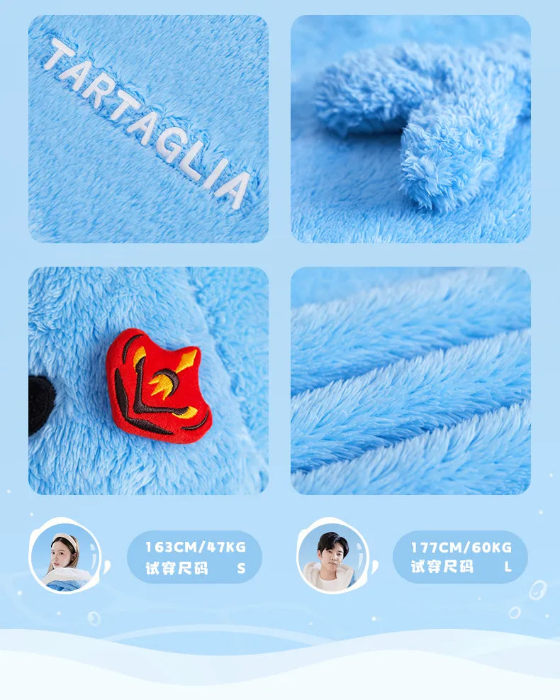 Genshin Impact - Tartaglia Monoceros Caeli Whale Home Plushy Robe