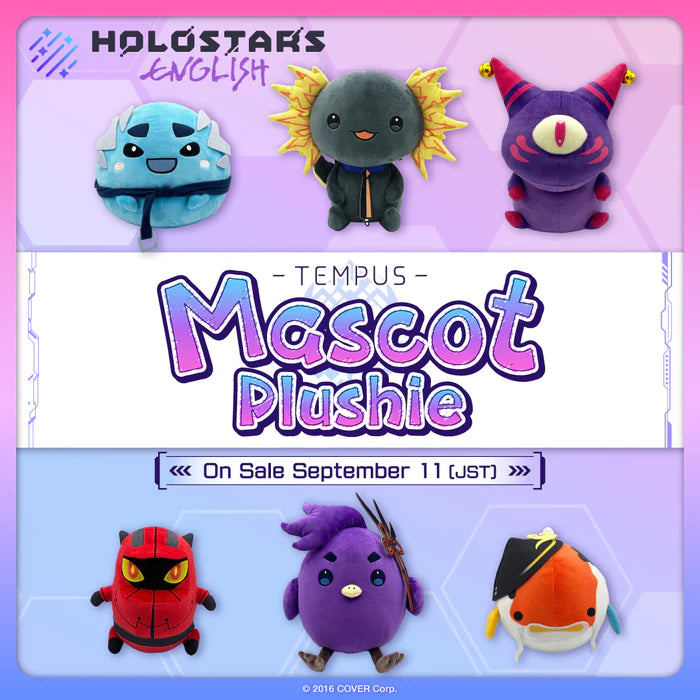 (Pre-Order) HOLOSTARS English -TEMPUS- Mascot Plushie - Vtuber