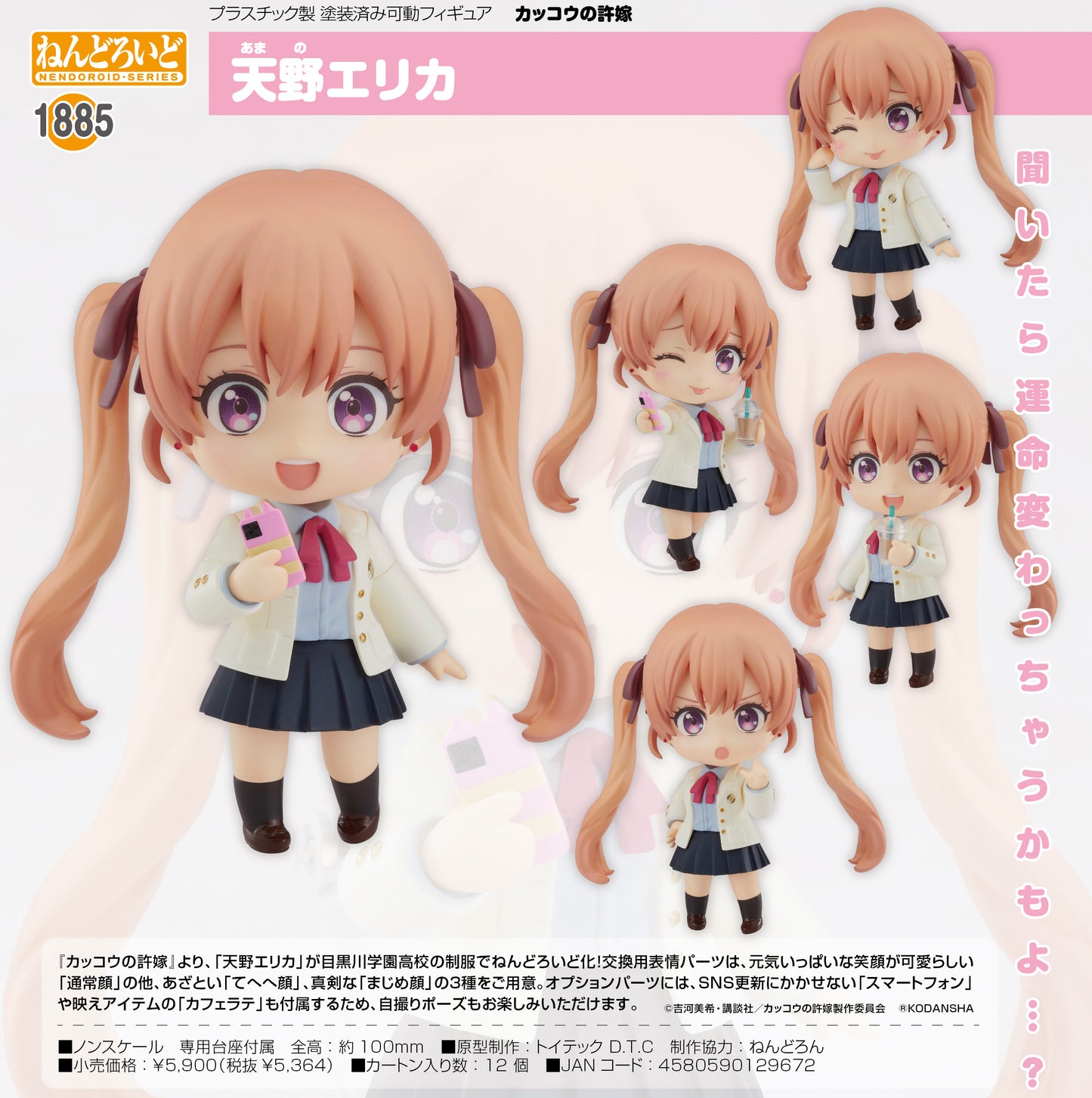 Cuckoo no Iinazuke - Amano Erika - Nendoroid Figure (#1885)
