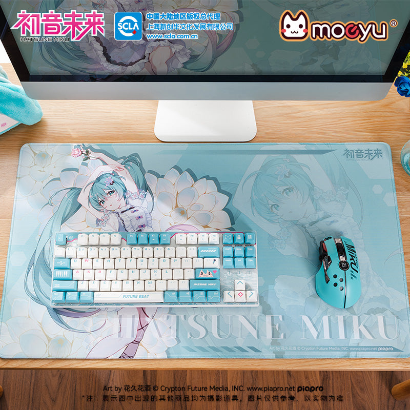 Hatsune Miku - Moeyu - Hatsune Miku 39 - Language Of Flowers Mouse Pad