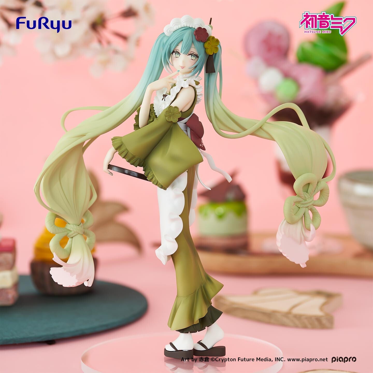Hatsune Miku - Exceed Creative Figure - Sweet Sweets - Matcha Parfait