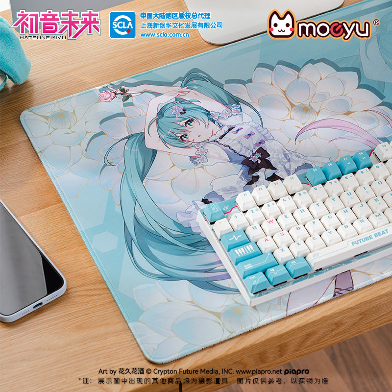 Hatsune Miku - Moeyu - Hatsune Miku 39 - Language Of Flowers Mouse Pad