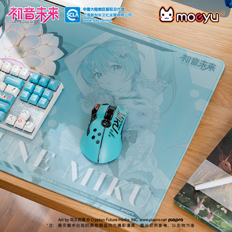 Hatsune Miku - Moeyu - Hatsune Miku 39 - Language Of Flowers Mouse Pad