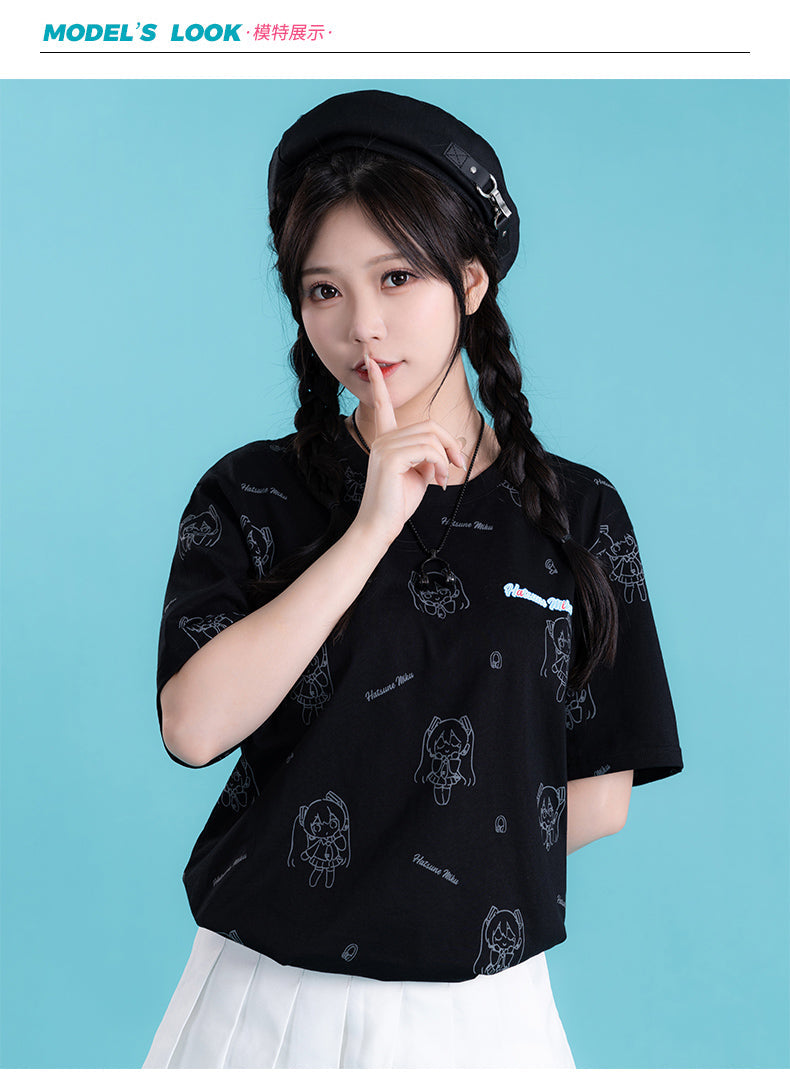 (Pre-Order) Hatsune Miku - Moeyu x Hatsune Miku - Otaku Owlet - 2022 Spring T-Shirt