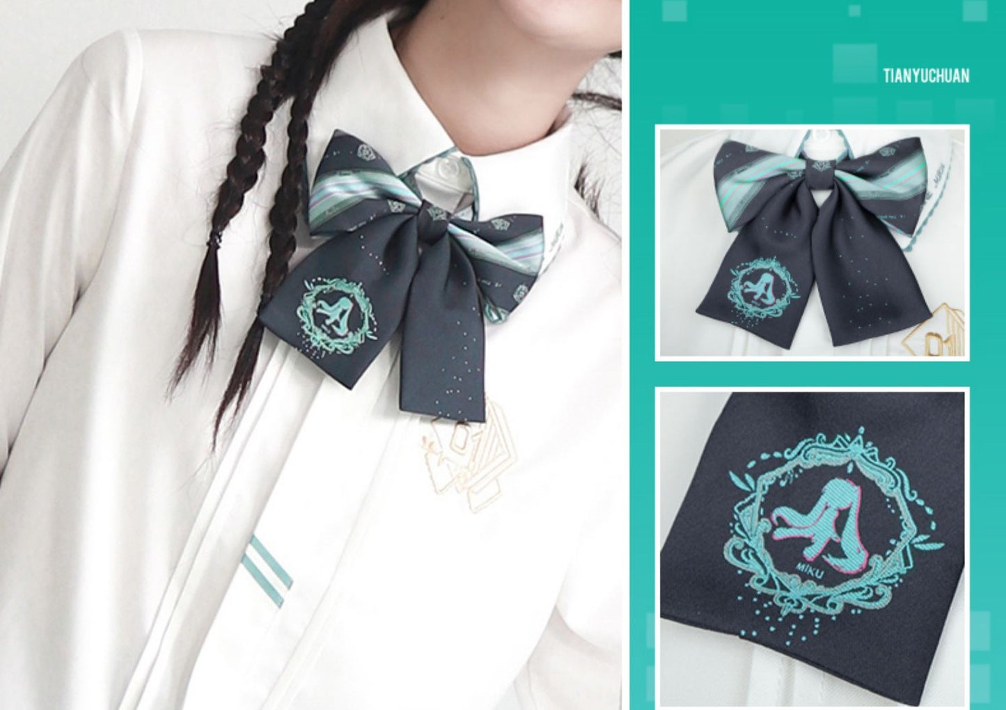 (Pre-Order) Hatsune Miku - Amahakawa x Hatsune Miku - Bow Tie