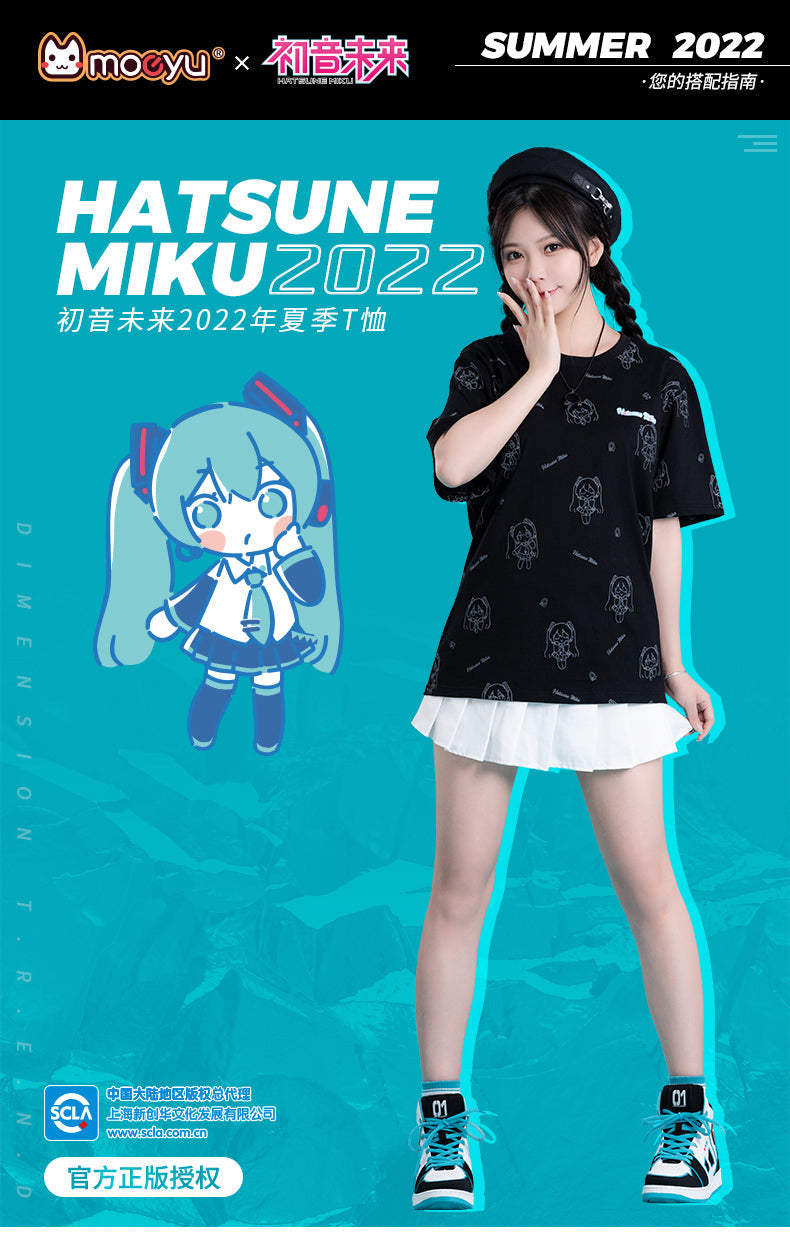 (Pre-Order) Hatsune Miku - Moeyu x Hatsune Miku - Otaku Owlet - 2022 Spring T-Shirt