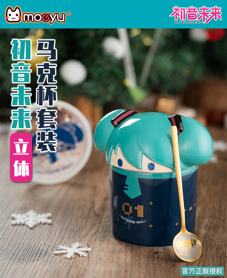 (Pre-Order) Hatsune Miku - Moeyu x Hatsune Miku - Otaku Owlet - Miku Mug