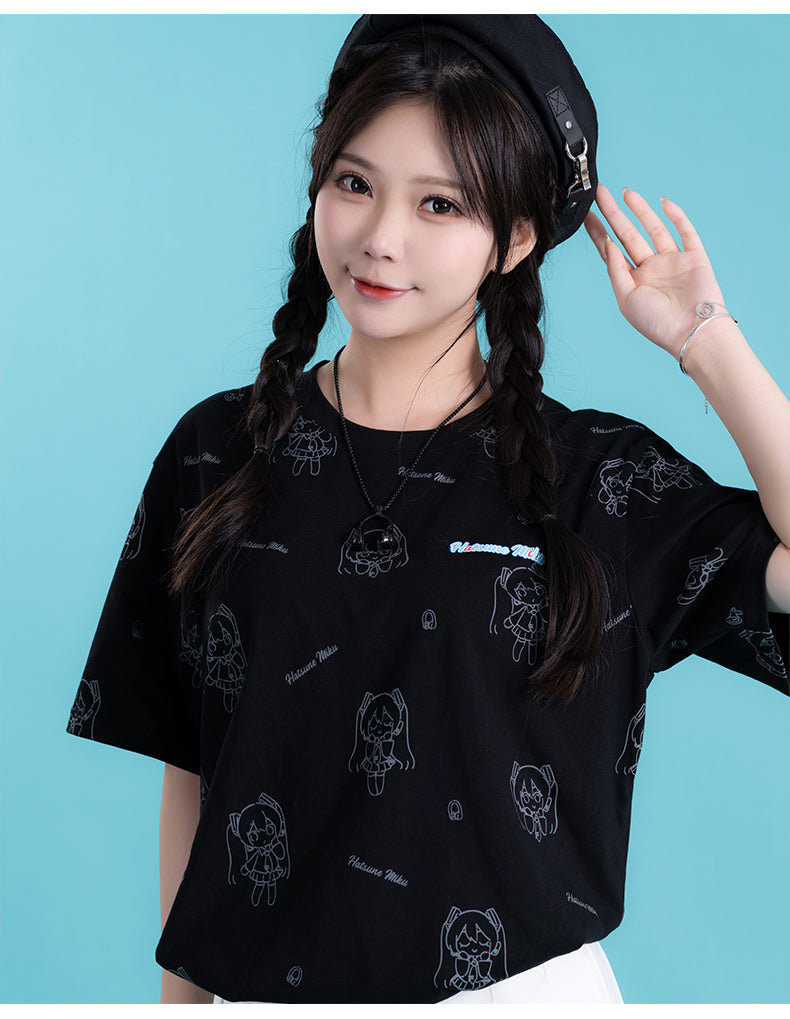 (Pre-Order) Hatsune Miku - Moeyu x Hatsune Miku - Otaku Owlet - 2022 Spring T-Shirt