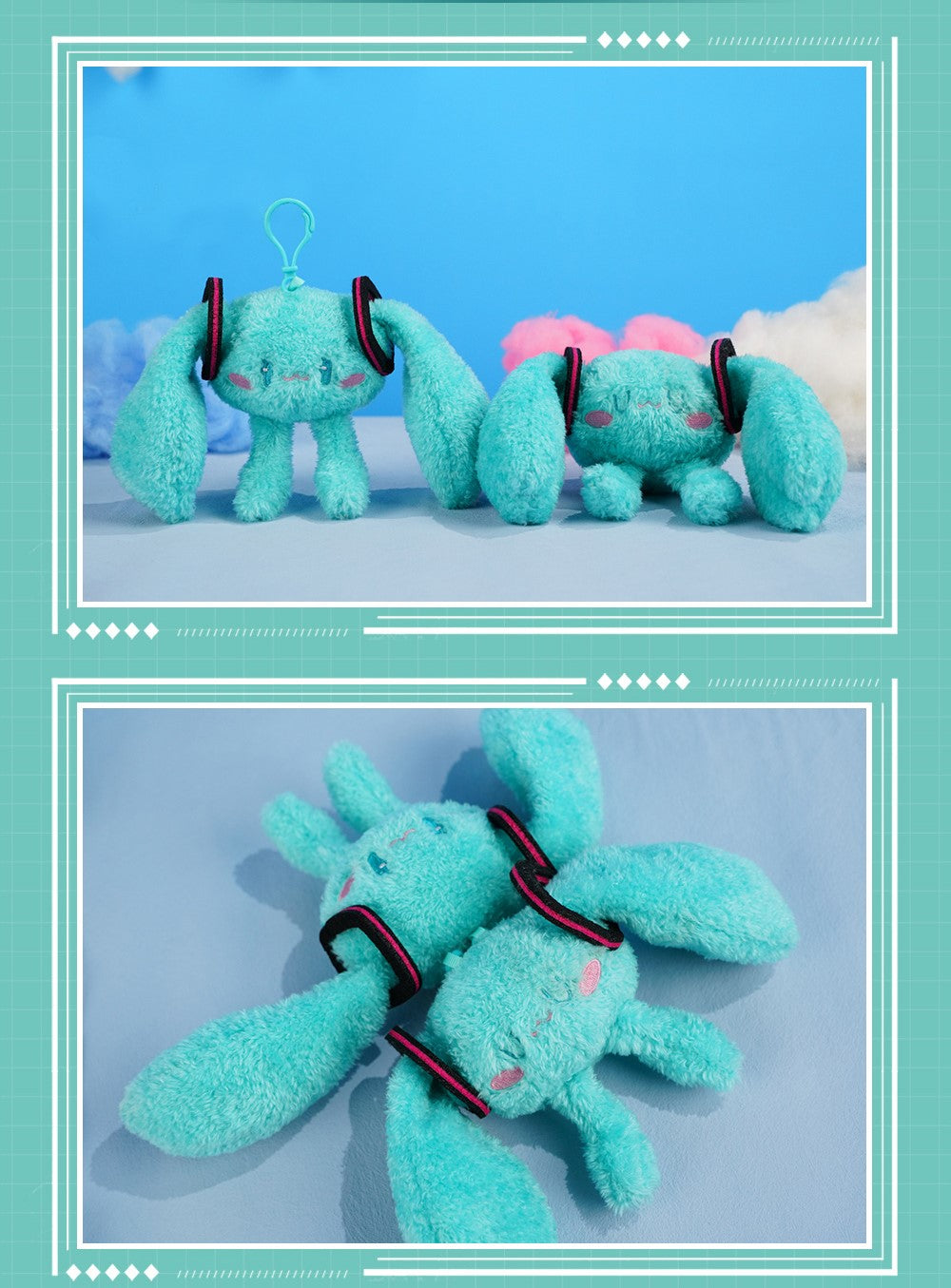 (Pre-Order) Hatsune Miku - Cute Pendant Plush - Mini Version