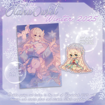 Holiday 2025 Postcard + Sticker