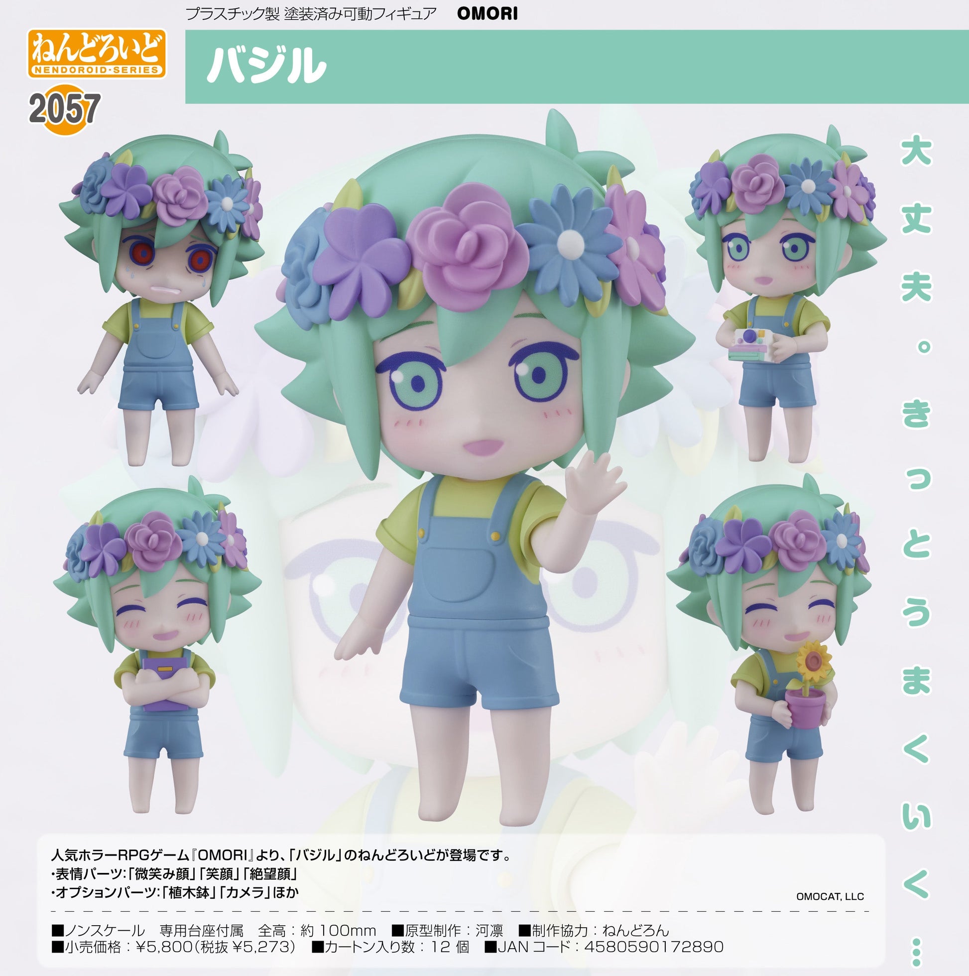 Omori - Basil - Nendoroid Figure (#2057) – Otaku Owlet