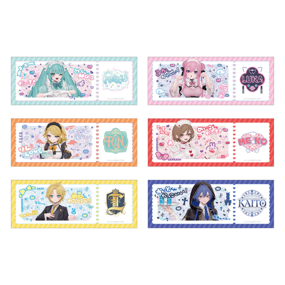 Hatsune Miku Akihabara Festival 2025 Trading Leather Ticket Concept Cafe Ver.