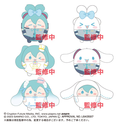 (Pre-Order) MC-01 Hatsune Miku x Cinnamoroll Fuwakororin - Small Plushy