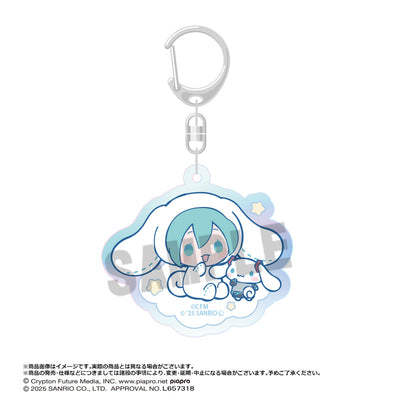 (Pre-Order) Hatsune Miku x Cinnamoroll Aurora Acrylic Key Chain