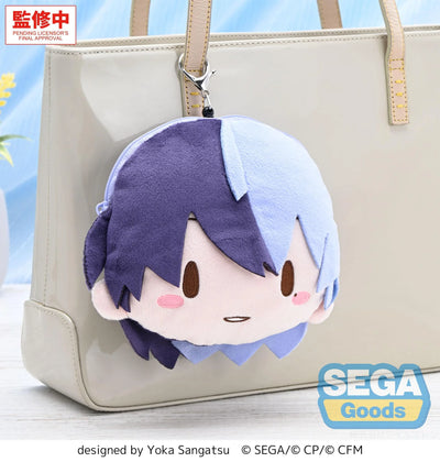 (Pre-Order) fuwa petit "HATSUNE MIKU: COLORFUL STAGE!" Face Pouch Plush with Reel "Toya Aoyagi"