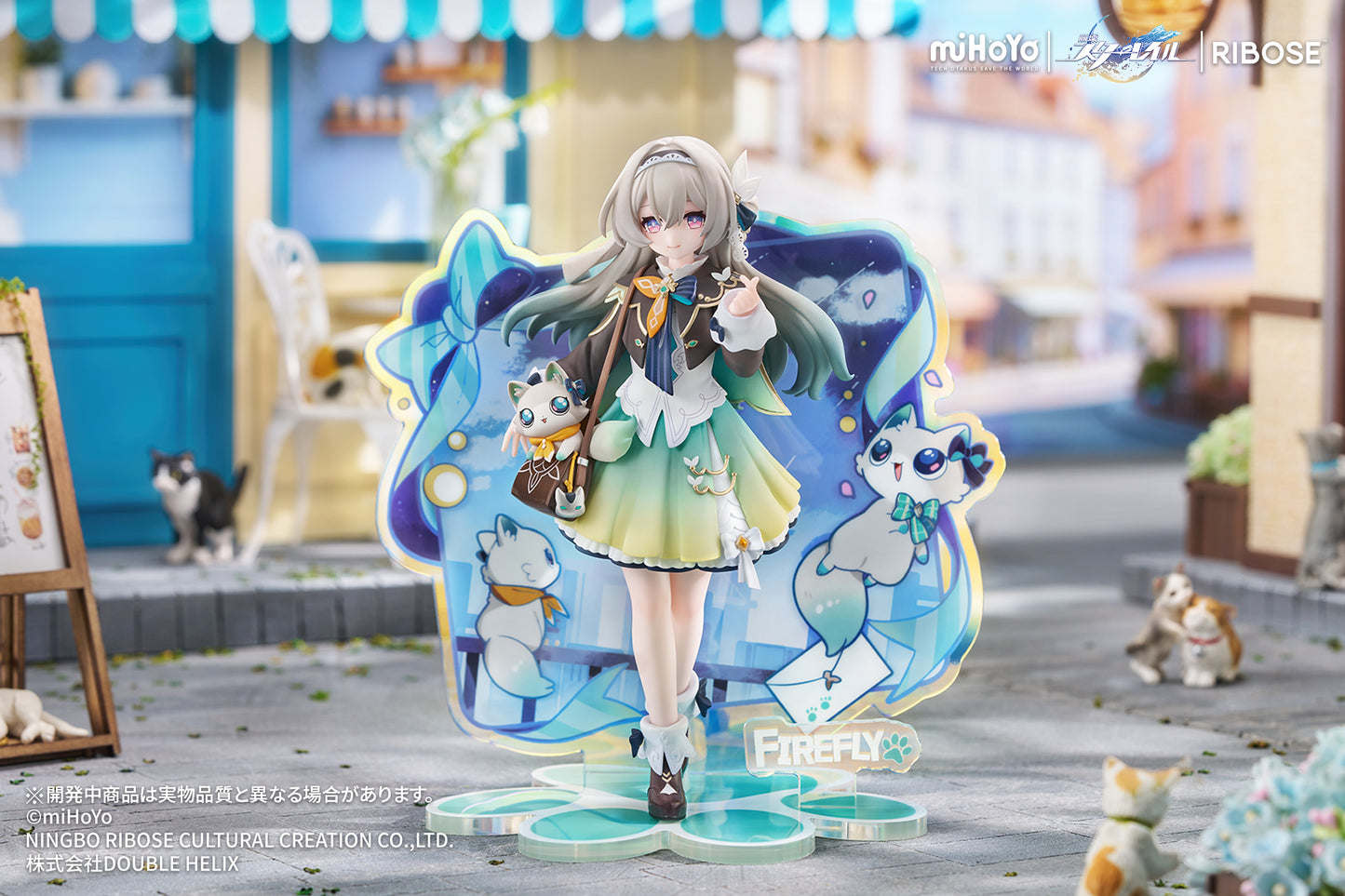 (Pre-Order) Honkai: Star Rail - Chibi Cat Series Figure Firefly Ver. Nonscale Figure - RISE UP+