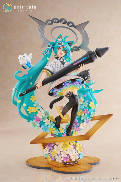 (Pre-Order) Hatsune Miku x Naoki Saito My Figure Making! - The Painter ver.- 1/7 Scale Figure (Single Shipment)