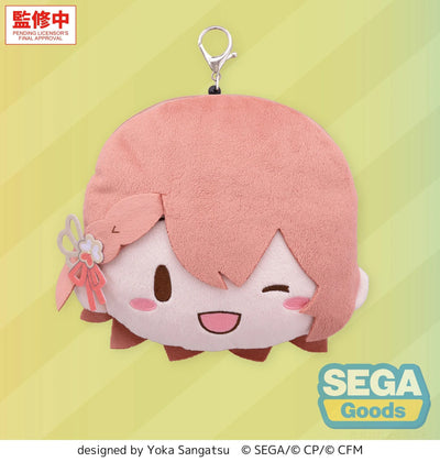(Pre-Order) fuwa petit "HATSUNE MIKU: COLORFUL STAGE!" Face Pouch with Reel "Minori Hanasato"