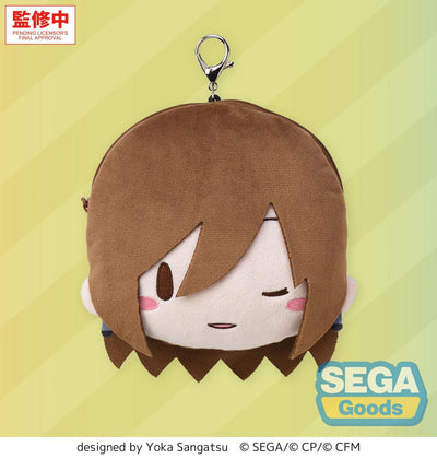 (Pre-Order) fuwa petit "HATSUNE MIKU: COLORFUL STAGE!" Face Pouch Plush with Reel "Street SEKAI MEIKO"