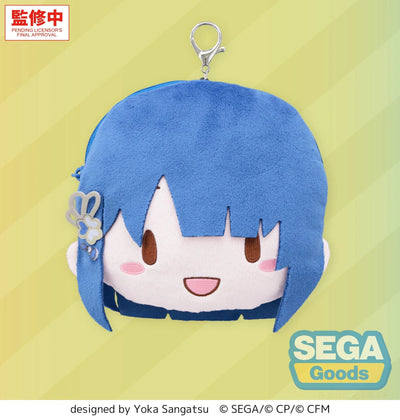(Pre-Order) fuwa petit "HATSUNE MIKU: COLORFUL STAGE!" Face Pouch with Reel "Haruka Kiritani"