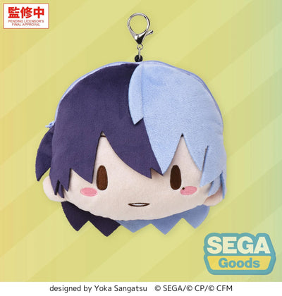 (Pre-Order) fuwa petit "HATSUNE MIKU: COLORFUL STAGE!" Face Pouch Plush with Reel "Toya Aoyagi"