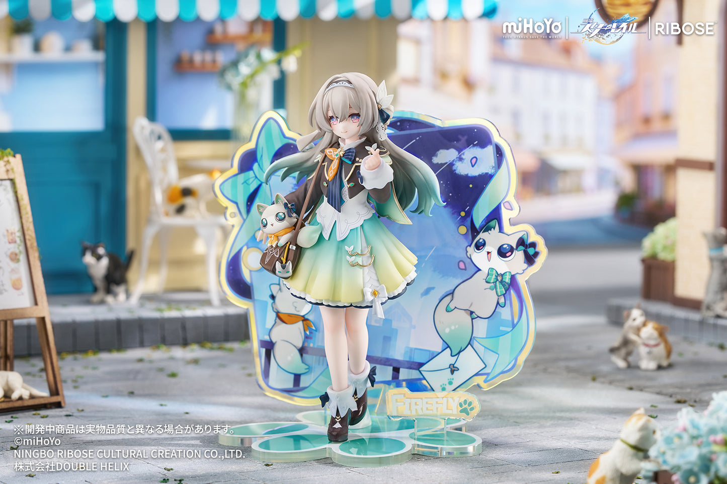 (Pre-Order) Honkai: Star Rail - Chibi Cat Series Figure Firefly Ver. Nonscale Figure - RISE UP+