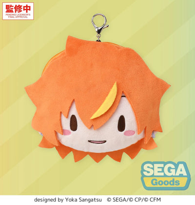 (Pre-Order) fuwa petit "HATSUNE MIKU: COLORFUL STAGE!" Face Pouch Plush with Reel "Akito Shinonome"