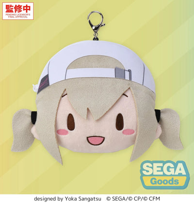 (Pre-Order) fuwa petit "HATSUNE MIKU: COLORFUL STAGE!" Face Pouch Plush with Reel "Kohane Azusawa"
