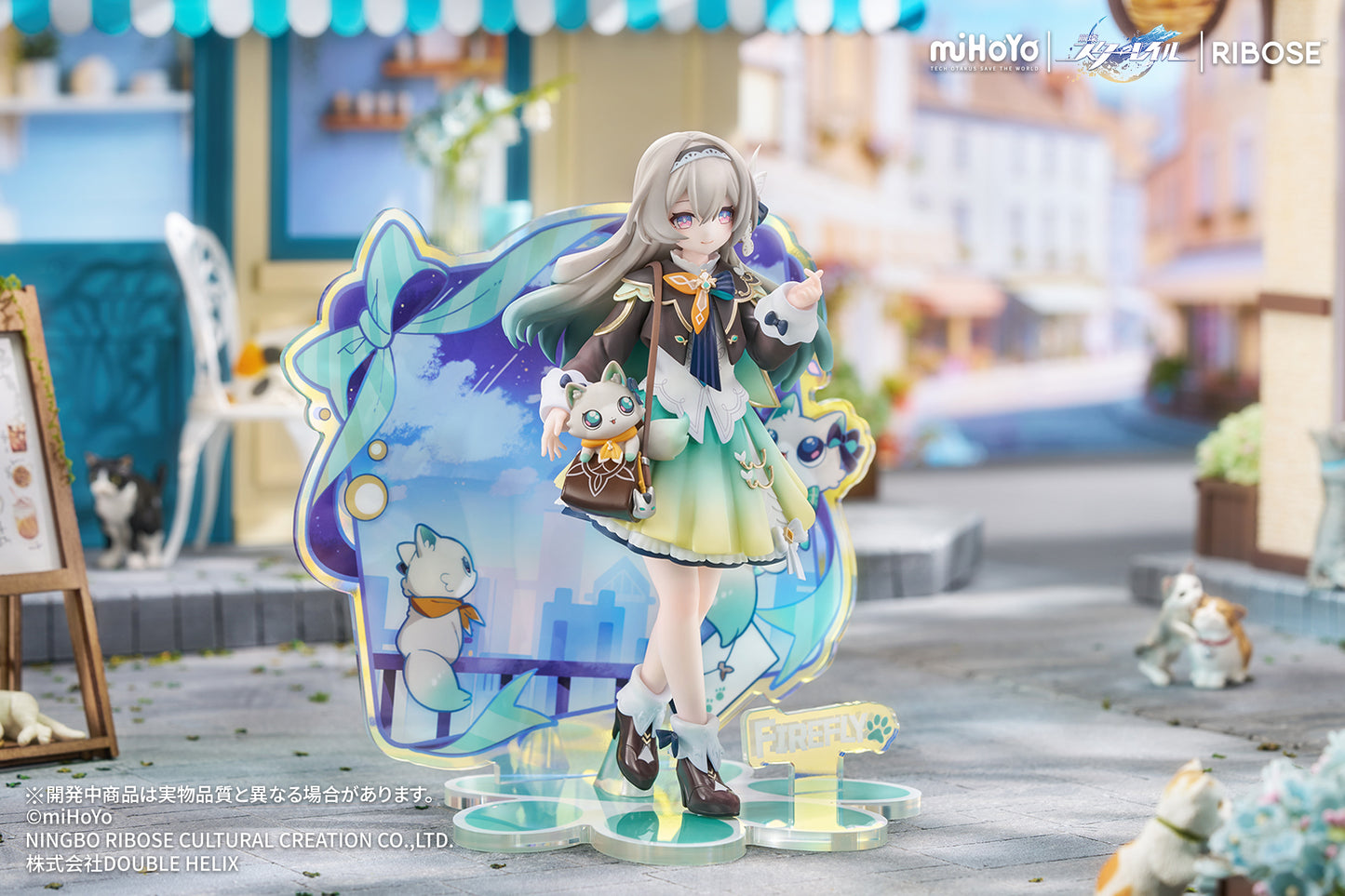 (Pre-Order) Honkai: Star Rail - Chibi Cat Series Figure Firefly Ver. Nonscale Figure - RISE UP+