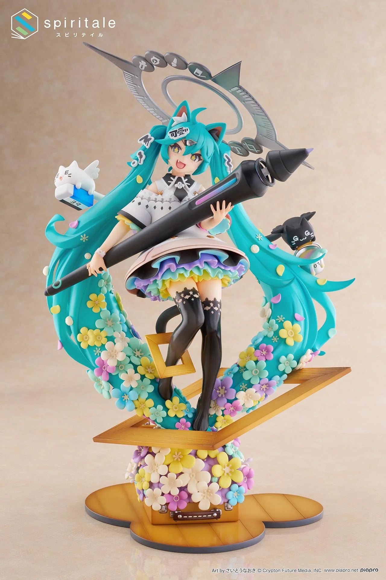 (Pre-Order) Hatsune Miku x Naoki Saito My Figure Making! - The Painter ver.- 1/7 Scale Figure (Single Shipment)