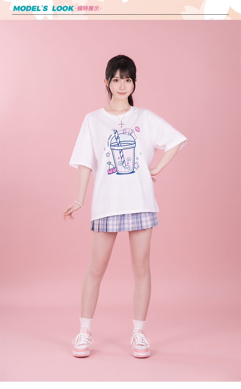 Hatsune Miku - Sakura Miku Series - White T-Shirt