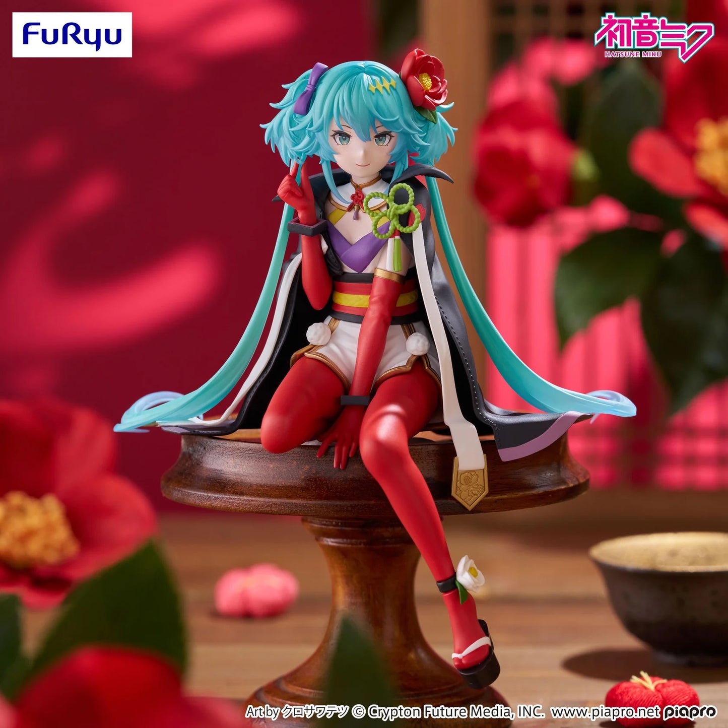 (Pre-Order) Hatsune Miku - Noodle Stopper Prize Figure - Flower Fairy Camellia