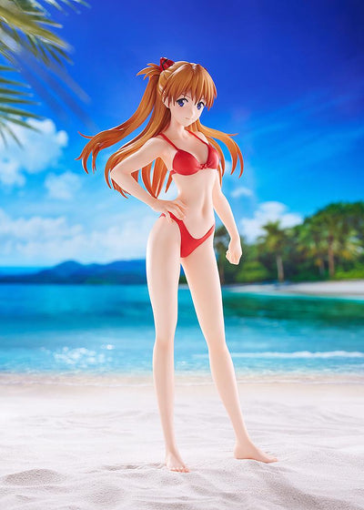 (Pre-Order) Rebuild of Evangelion POP UP PARADE Figure - BEACH QUEENS Asuka Shikinami Langley (Bikini Style) L Size
