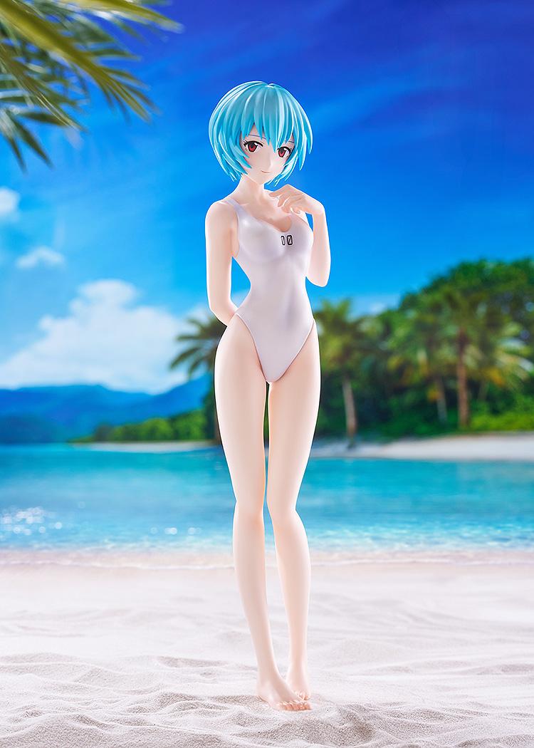 (Pre-Order) Rebuild of Evangelion POP UP PARADE Figure - BEACH QUEENS Rei Ayanami (One-Piece Style) L Size