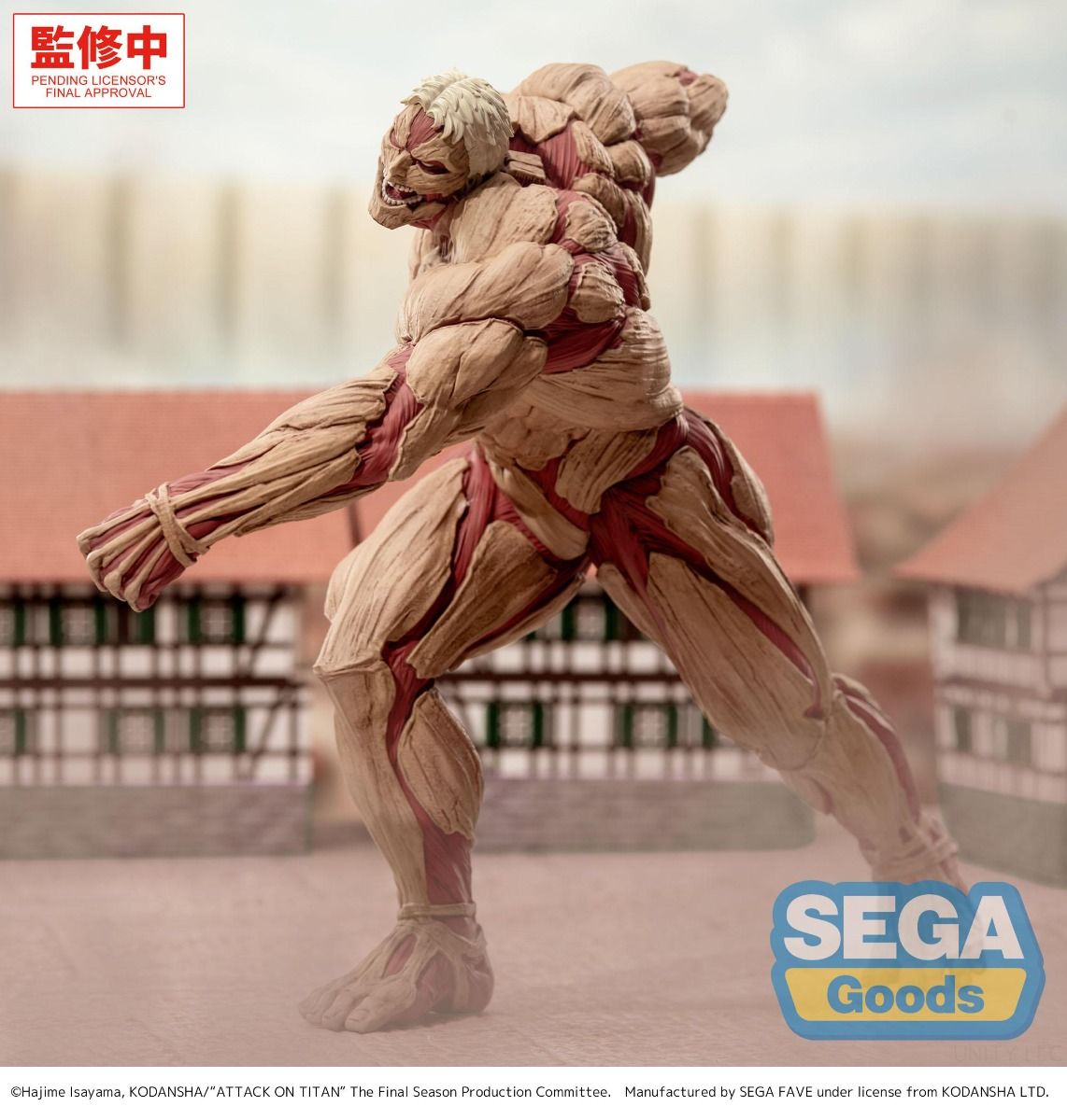 (Pre-Order) GigantiX "Attack on Titan" - Reiner Braun - Armored Titan Ver. - Prize Figure