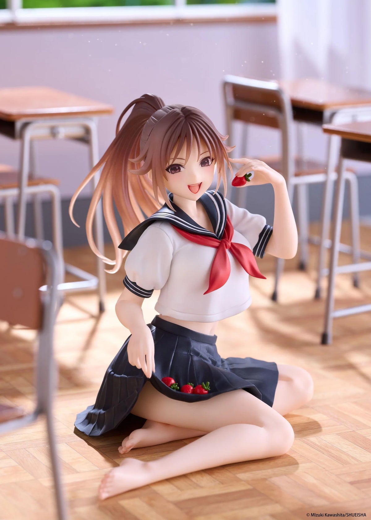 (Pre-Order) Strawberry 100% Desktop Cute Prize Figure - Satsuki Kitaoji (School uniform Ver.)
